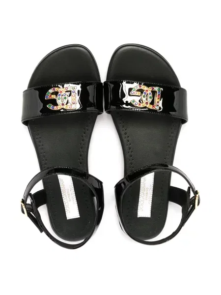 Sandały dziecięce Dolce And Gabbana czarne