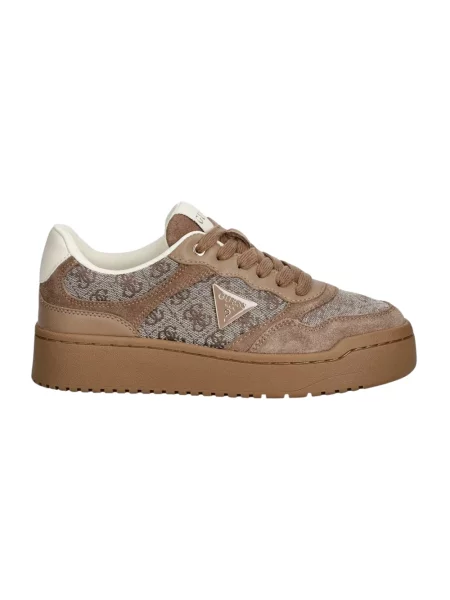 Guess sneakersy brązowe