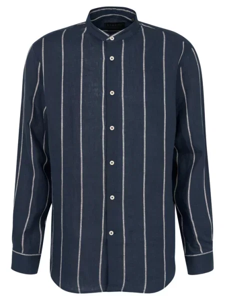 Bugatti Πουκάμισο Σκούρο Casual Fit μπλε