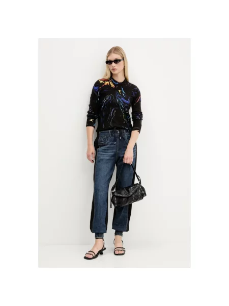 Desigual spodnie dresowe KIMY niebieskie