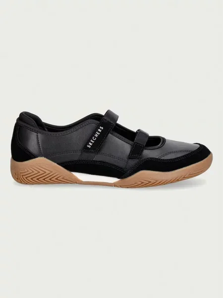 Skechers baleríny kožené ZINGER EVO-ZEN DAZE čierna
