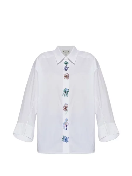 Cămașă Munthe cu model floral alb