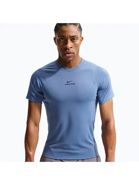 Tricou de antrenament bărbați Nike Pro Training indigo storm/black negru