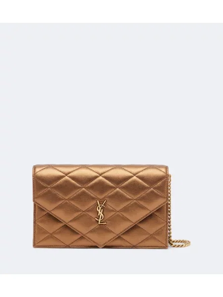 Colier Saint Laurent din piele maro