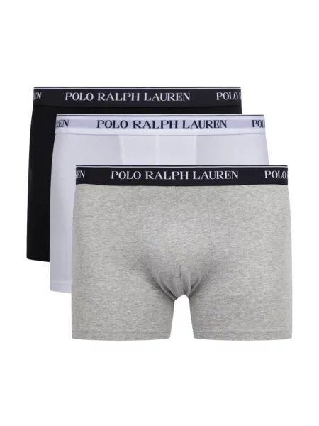 Koszulka polo Polo Ralph Lauren Underwear klasyczna ze stretchu szara