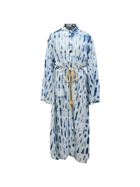 Rochie tip cămașă Nanushka de costum albastru