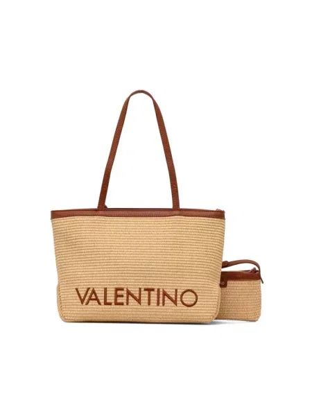 Shopperka Valentino Bags brązowa