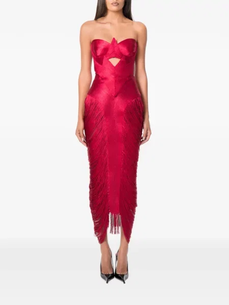 Rochie midi Norina St roșu