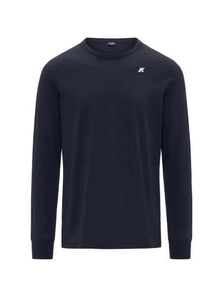 Lung tricou K-way albastru