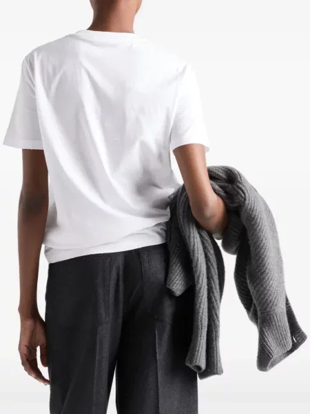 Tricou Prada alb