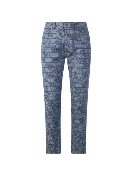 Blugi Moschino cu imagine albastru