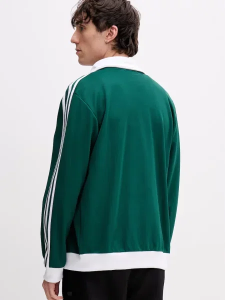 Adidas Originals bluza rozpinana z bawełną biała