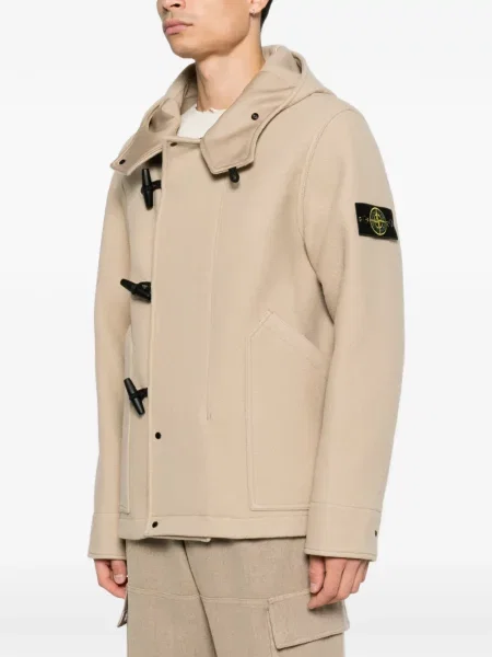 Geacă Stone Island cu glugă cu strasuri