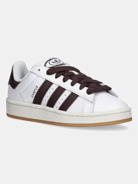 Adidas Originals sneakers din piele Campus alb
