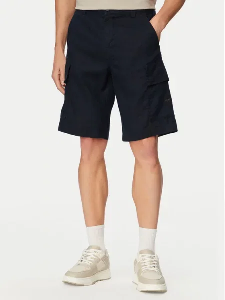 Pantaloni scurți Boss de in portocaliu