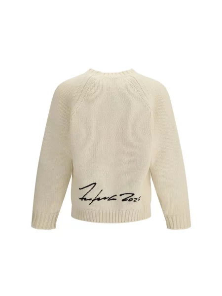 Sweter Kenzo wełniany biały