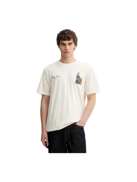 Filling Pieces t-shirt Speaker Wall z nadrukiem beżowy