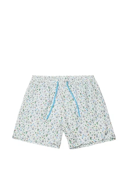Slip de baie Mc2 Saint Barth cu imagine cu cordon