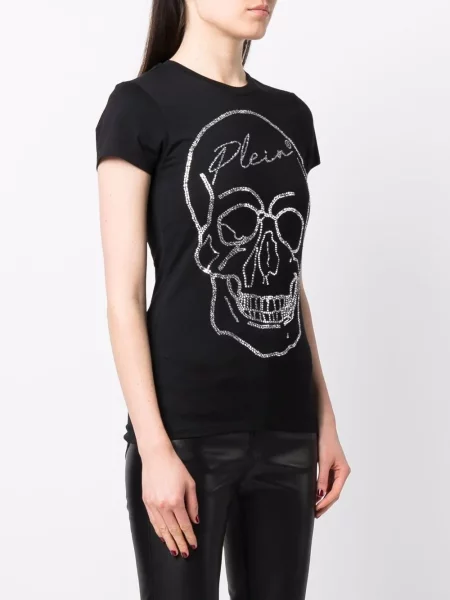 Krátké tričko Philipp Plein černé