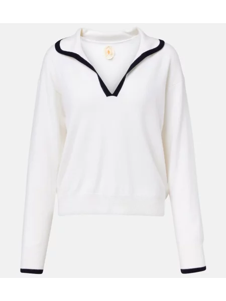 Džemper Jardin Des Orangers od kašmira bijela