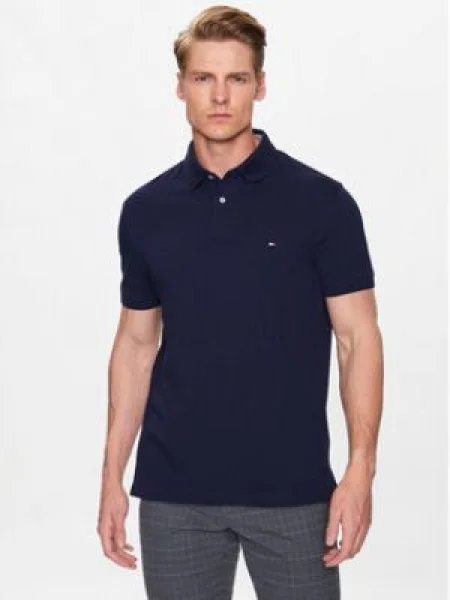 Tommy Hilfiger Polokošeľa Tmavomodrá