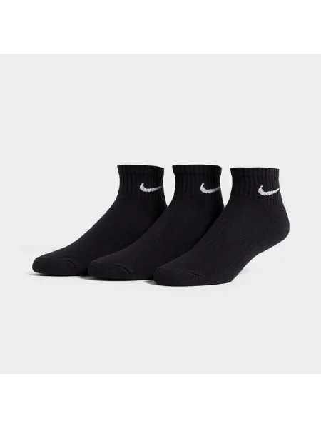 NIKE Sportovní ponožky Everyday Cush černá bílá