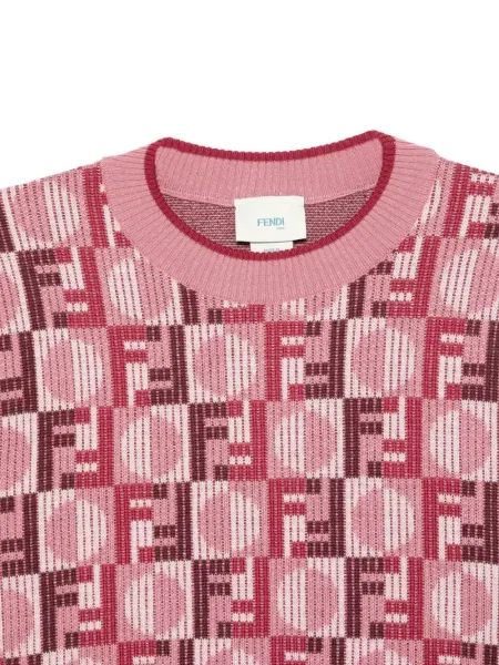 Sweter dziecięcy Fendi różowy