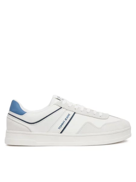 Tommy Jeans Sneakersy The Greenwich Leather beżowy
