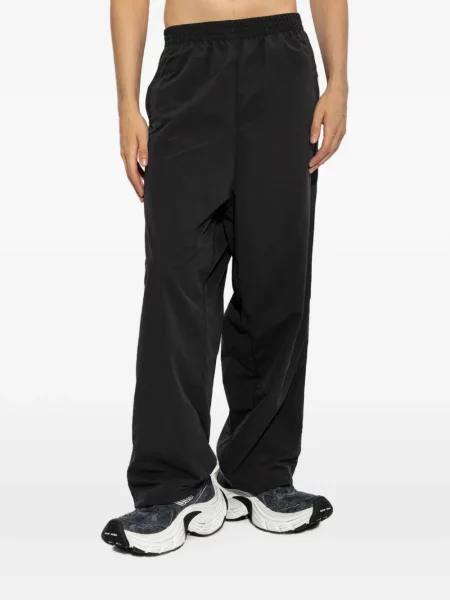 Pantaloni Vetements cu dungi alergare negru