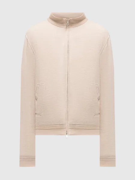 Спортивна куртка з вовною льоном та шовком Brett Johnson бежева
