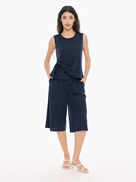 Pantaloni marin albastru