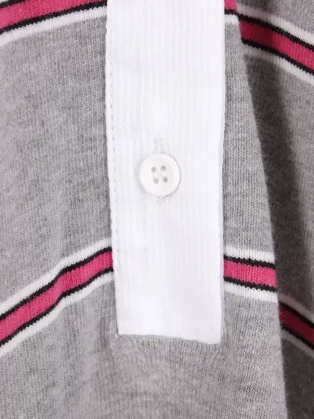 Polo Reward If Found cu dungi gri