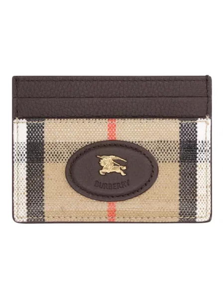 Portfel Burberry skórzany beżowy