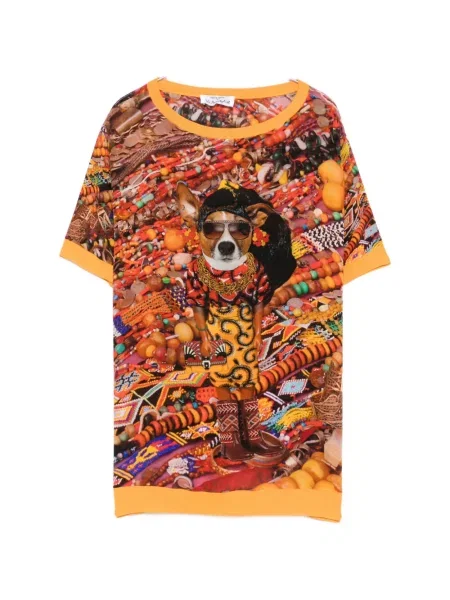 Tricou The Artistylist cu imagine portocaliu
