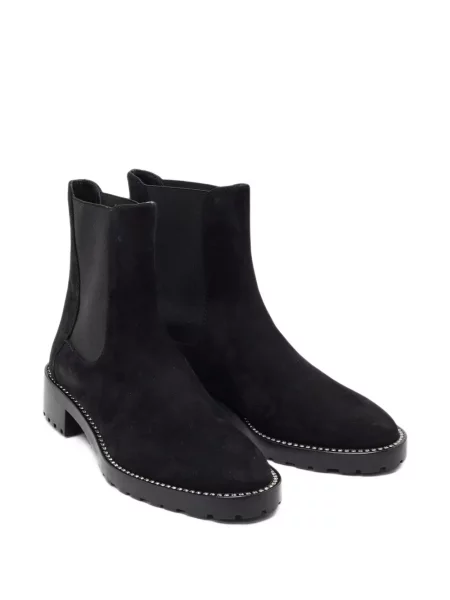 Semišové chelsea boots Stuart Weitzman černé