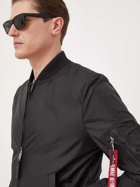 Alpha Industries geacă bomber TT bărbați de tranziție negru