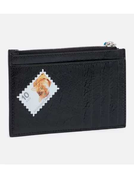 Portofel Balenciaga din piele negru