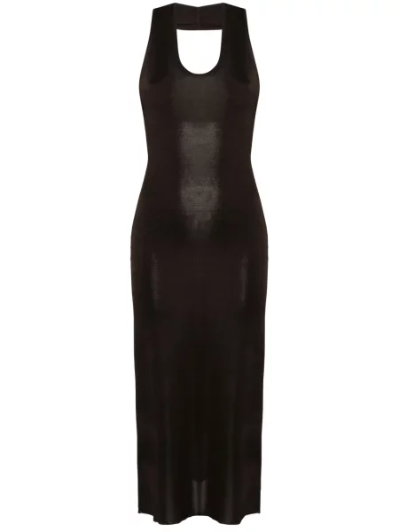Rochie Khaite de costum maro