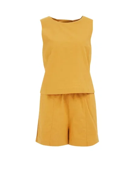 WE Fashion Salopeta muștar galben