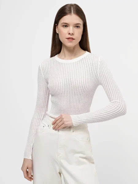 Braska Лонгслів Молочний Акрил/нейлон