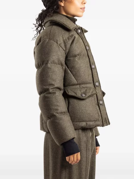 Matlasat geacă Moncler Grenoble verde