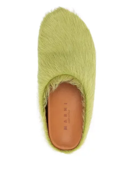 Papuci tip mules Marni verde