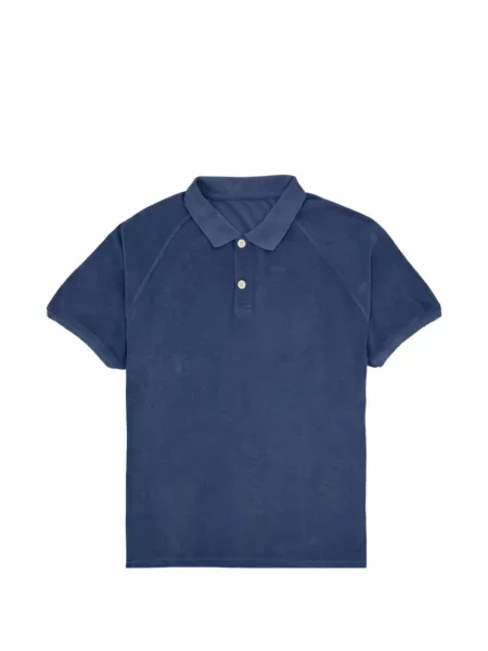 Tricou polo Fortela din material terry albastru