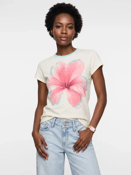 Tricou Desigual alb