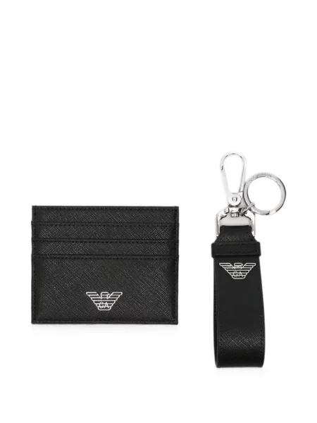 Portofel Emporio Armani cu autograf negru