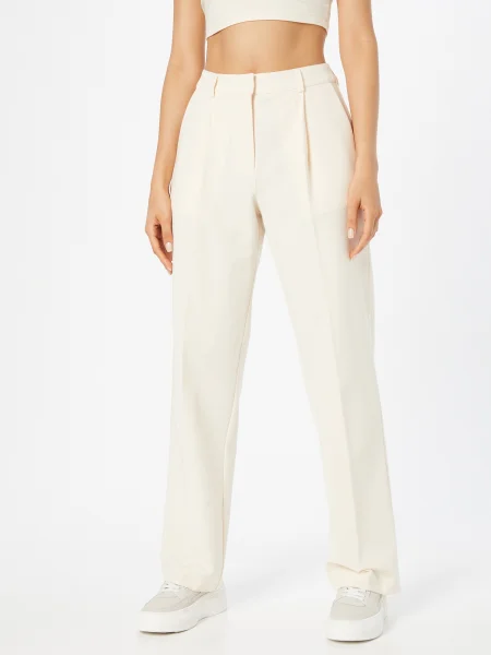 LENI KLUM x ABOUT YOU Pantaloni cu dungă Eva' bej