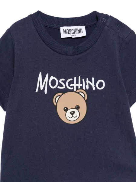 Koszulka dziecięca Moschino niebieska
