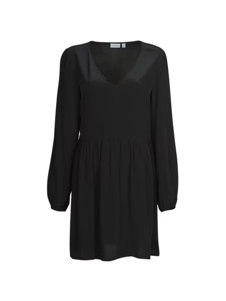 Kratak odgovarati mini haljina Vila crna