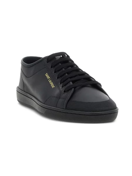 Sneakersy Saint Laurent skórzane na siłownię czarne