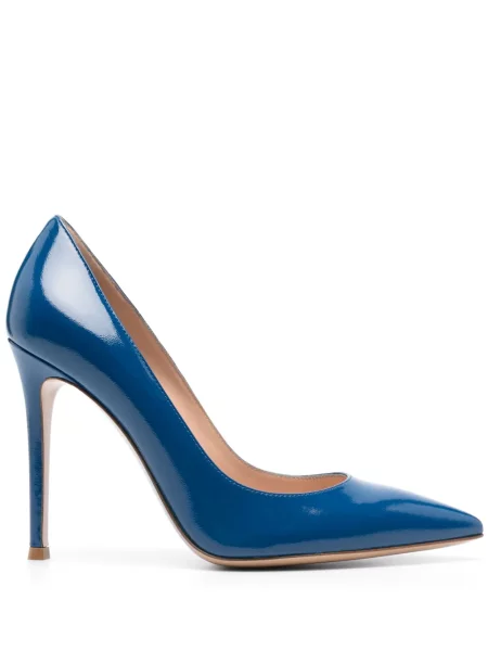Pantofi cu toc Gianvito Rossi albastru